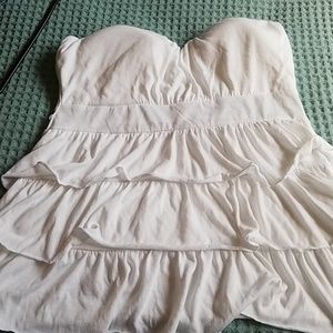 Wet Seal ladies strapless white.